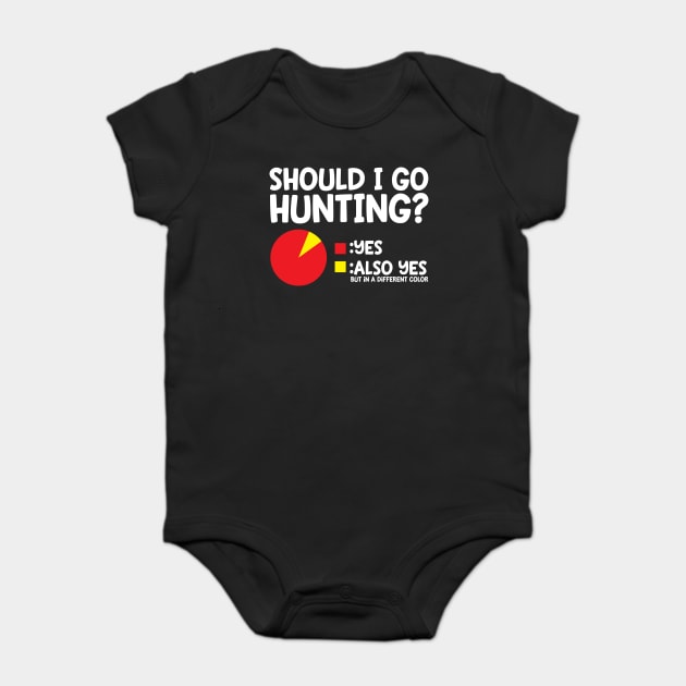 Should I Go Hunting? Baby Bodysuit by thingsandthings